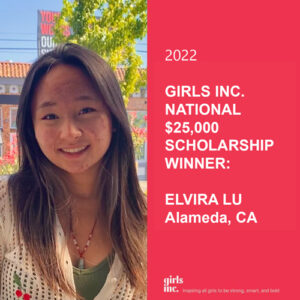2022 National Scholarship Winner Elvira Lu
